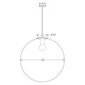 30 Inch Globe Pendant